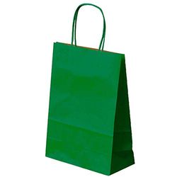 Garcia de pou 250 unité SOS Sacs avec poignées 80 g/m² en boîte, 26 + 14 x 32 cm, papier, Vert, 26 x 14 x 32 cm