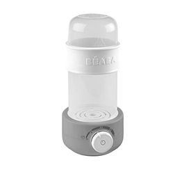 BÉABA, Aquecedor de berões, esterilizador de biberões, tetinas, aquecedor, vapor suave, calor rápido, Baby Milk Second, cinzento