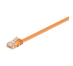 Microconnect V-UTP602O-FLAT nätverkskablar 2 m Cat6 U/UTP (UTP) orange - nätverkskablar (2 m, Cat6, U/UTP (UTP), RJ-45, Orange)