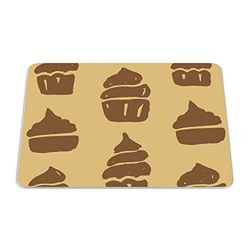 Bonamaison, Rectangle Pop Art Digital Printed Mouse Pad, Non-Slip Base, for Office and Home, Size: 22 x 18 cm