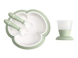 BabyBjörn Kinderservies, 4 delen, lichtgroen