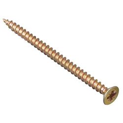 Forgefix MPS670Y Parafuso multiusos compatível com Pozi CSK ST ZYP 6,0 x 70 mm, caixa de 100, amarelo passivo, 6 x 70 mm