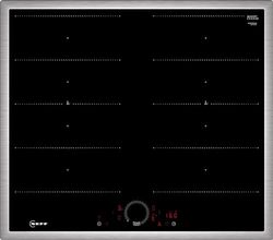 Neff, T66SHX4L0 - Plaque à induction autonome Flex avec commande Twist Touch N70 - Largeur 60 cm - Noir - Home Connect