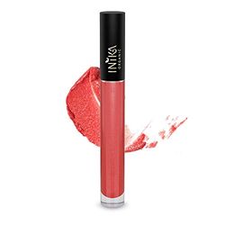 INIKA Certified Organic Lip Glaze, Coral, per stuk verpakt (1 x 5 ml)