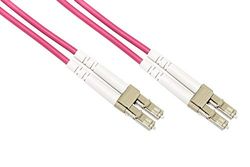 LINK FiberOptisk LC till LC MULTIMODE Duplex OM4 50/125 m0.5 LSZH LC MULTIMODE Fiberoptisk kabel