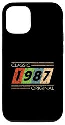 Carcasa para iPhone 12/12 Pro Classic 1987 Original Vintage Birthday Est Edición II 1987