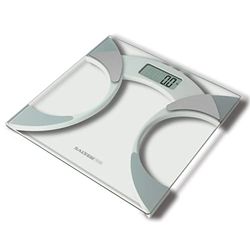 Salter Ultra Slim Glass Analyser Body Fat Scales - White