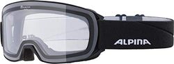 ALPINA Unisexe - Adultes, NAKISKA Dclear Lunettes de ski, black, One Size