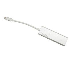 Watio Wave USB-hub met 4 USB 3.0-poorten, van aluminium, ideaal voor snelle overdracht en meervoudige aansluiting van apparaten