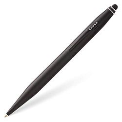 Cross - Penna a Sfera e stilografica Tech2 Ball, Colore: Nero Satinato