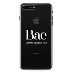 Zokko Beschermhoesje voor iPhone 7 Plus Bae 2 – maat iPhone 7 Plus – zacht transparant inkt wit