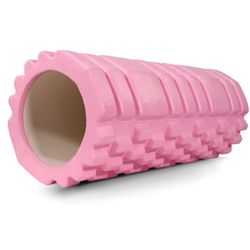 Mobiclinic® fitness, Rodillo de masaje muscular, Fitroller, Gomaespuma y goma eva, 14x33 cm, Pilates, Yoga, Estiramientos, Portátil, Uso multifuncional, Foam roller, 3 niveles intensidad