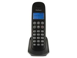 Profoon PDX - Téléphone DECT 300 - Téléphone sans Fil - Compatible Gap : Extensible - Compatible avec Les Aides auditives - Fonction Mains-Libres - Annuaire - Noir