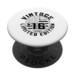 Bandera de Estados Unidos Edición Limitada - Vintage 2016 PopSockets PopGrip Adhesivo