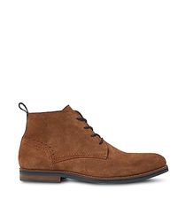 Joe Browns Men's Classic Tan Suede Lace Up Desert Boots Ankle, 8 UK
