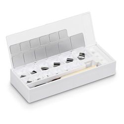 Kern 318-22 Ensemble de Poids en Forme de Bouton en Acier Inoxydable Poli, 1 Pièce