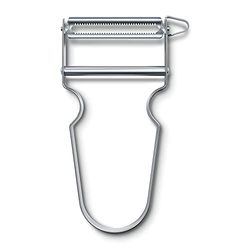 Victorinox STAR Pelador, hoja extra afilada, filo dentado, doble filo, acero inoxidable