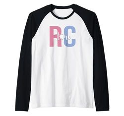 Rc Time Radio Control Coches RC Coches Amantes RC Car Racing Camiseta Manga Raglan