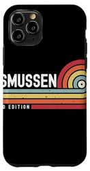 Carcasa para iPhone 11 Pro Rasmussen Orgulloso Familia Retro Atardecer Apellido Apellido