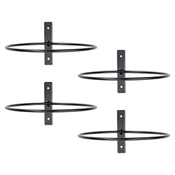 Darware Lot de 4 Anneaux muraux en métal pour Pots de Fleurs et Plantes 20,3 cm