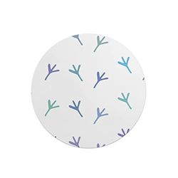 Questo Casa, Tapis de Souris Rond imprimé numérique avec Fond antidérapant pour Bureau et Maison Diamètre 22 cm