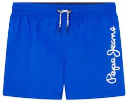 Pepe Jeans Logo zwemshorts voor jongens, blauw (blauw), 4 jaar, blauw, 4 jaar