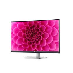 Dell S3221QSA 31.5 Inch 4K UHD (3840x2160) 1800R Curved Monitor, 60Hz, VA, 4ms, AMD FreeSync, 99% sRGB, Built-in Speakers, DisplayPort, 2x HDMI, 3x USB, 3 Year Warranty, Silver