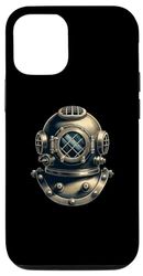 Carcasa para iPhone 13 Pro Traje de buceo vintage