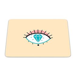 Bonamaison, Rectangle Pop Art Digital Printed Mouse Pad, Non-Slip Base, for Office and Home, Size: 22 x 18 cm