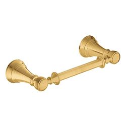 Moen YB8408BG Porta Carta igienica Girevole a Doppio Posto, Oro Spazzolato