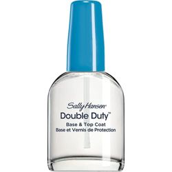 Sally Hansen - Base 3 Top Coat Double Duty - Doppia Base Rinforzante e Top Coat Trasparente 2in1 - 13,3 ml