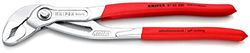 Knipex Cobra® Suporte para bombas de água cromadas, revestimentos de plástico antiderrapante 300 mm (cartolina auto-serviço/blister) 87 03 300 SB