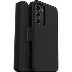 OtterBox Strada Via Etui na Galaxy S23+, Odporne na Wstrząsy i Upadki, Smukłe i Miękkie w Dotyku Etui Ochronne z Uchwytem na Kartę, Przetestowane Zgodnie ze Standardem Wojskowym, Czarne