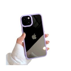 Ontworpen voor iPhone 14 Plus, transparante beschermhoes, [niet geel] [militaire graadbescherming] dunne schokbestendige beschermhoes voor iPhone 14 Plus 6,7 inch (paars)