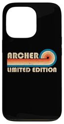 ARCHER Surname Retro Vintage 80s 90s Birthday Reunion Custodia per iPhone 13 Pro