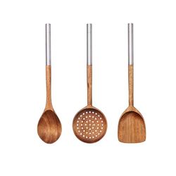 San Ignacio SG-1330 Set di utensili da cucina, in legno