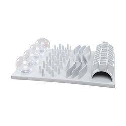 Trixie 4590 Fun Board - Giocco di strategia per Gatti, con 5 Moduli Differenti, Plastica, Grigio Chiaro, 30 x 40 cm, 1 Pezzo