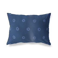 Bonamaison dekorativt kuddöverdrag blå, överdrag till prydnadskudde, heminredning örngott för vardagsrum, soffa, sovrum, storlek: 35 x 50 cm – designad och tillverkad i Turkiet