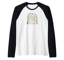 Funny Plant Lover Just One More Plant Gardening Maglia con Maniche Raglan