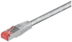 CAT 6-1000 SSTP PIMF transparent 10 m