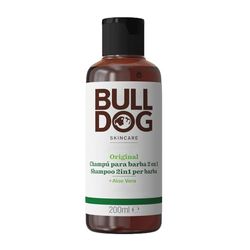 Bulldog Shampoo e Balsamo 2 in 1 per Barba, Bianco, 200 ml (Confezione da 1)