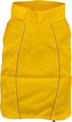 JACK AND VANILLA, Giacca impermeabile senza cappuccio per attività all'aria aperta, vestibilità comoda, design moderno e dinamico, taglia S, colore giallo brillante, lunghezza 30 cm, modello Fisherman