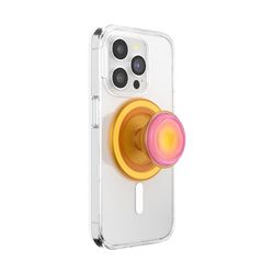 PopSockets: PopGrip Round per Magsafe - Anello Adattatore per MagSafe Incluso - Supporto e Impugnatura per Telefoni Cellulari e Custodia con un Top Intercambiabile - Jelly Sunni