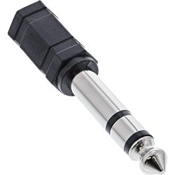 InLine 99305 audio-adapter, 6,3 mm jack plug op 3,5 mm jack aansluiting, stereo