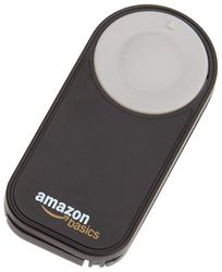 Amazon Basics - Disparador inalámbrico para cámara réflex digital, (5 metros), negro