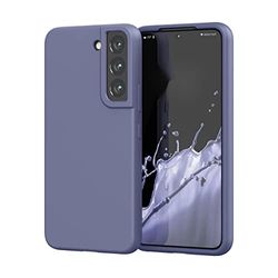 Cover per Samsung Galaxy S22, morbida e morbida, in gel di silicone con protezione anti-caduta per fotocamere Samsung Galaxy S22, antiurto, colore: Grigio lavanda opaco