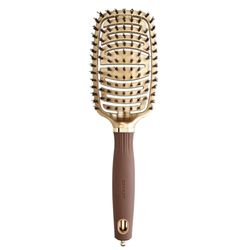 Expert Care Flex Boar Bristles Gold & Brown