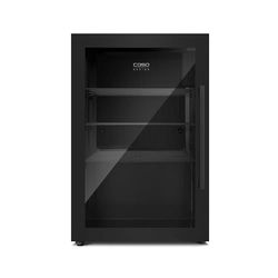 CASO Design Indoor & Outdoor Drinks Cooler Refridgerator, Black, Left-Hand Door