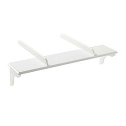 DOMIVA Plan Arrière Transformable en Étagère Blanc