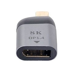 System-S DisplayPort 1.4 adapter aansluiting naar USB 3.1 type C stekker kabel in grijs